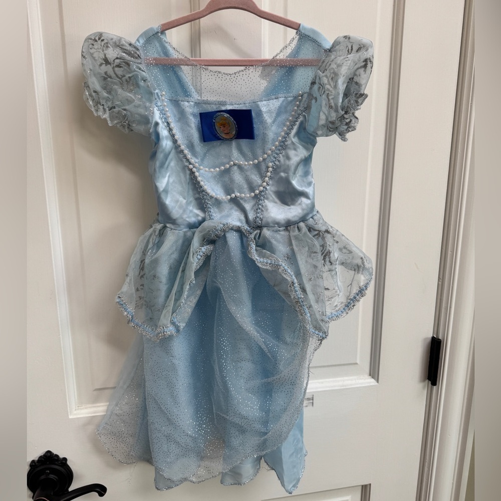 Disney Girls 4 - 6 Cinderella Blue Sparkle Princess Dress Up Costume